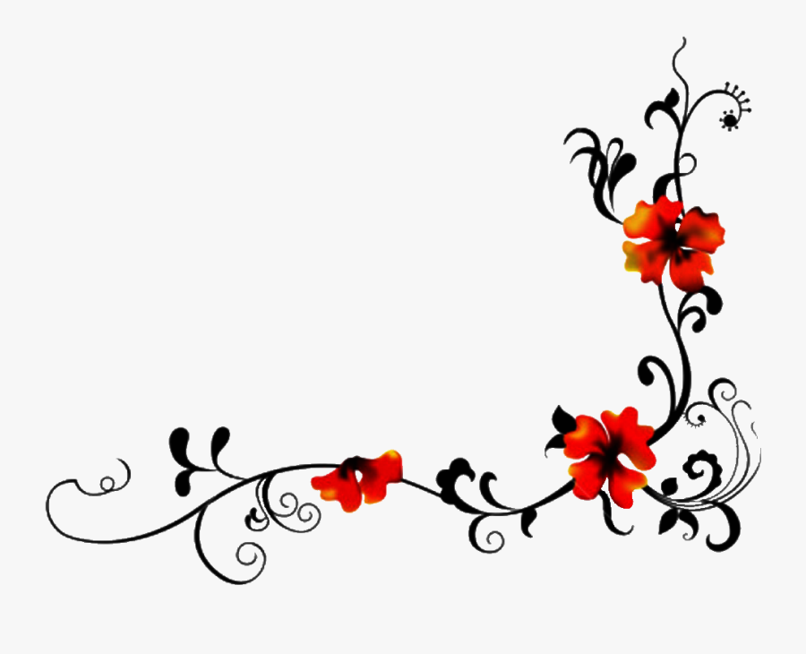 Enredadera De Flores Dibujo, Transparent Clipart