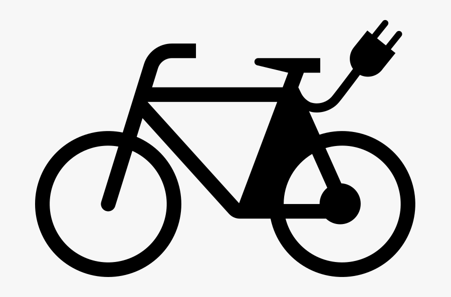 Electric Bike Logo Vector, Transparent Clipart