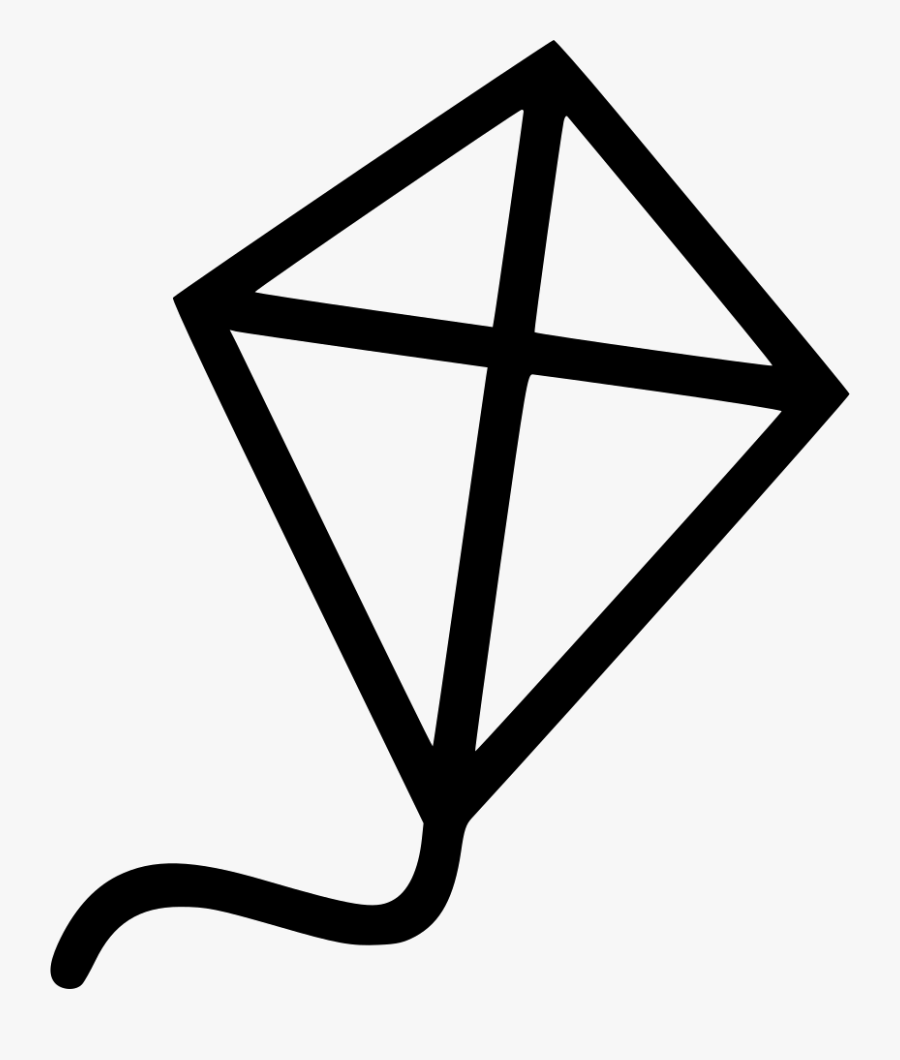 Kite - Kite Picture Black And White, Transparent Clipart