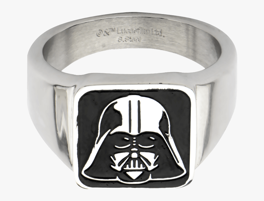 Darth Vader Helmet Signet Ring - Ring, Transparent Clipart