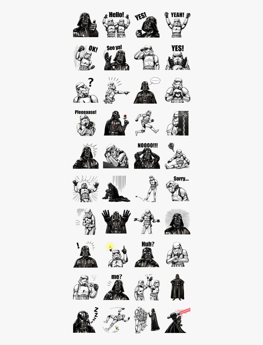 Telegram Sticker Star Wars, Transparent Clipart