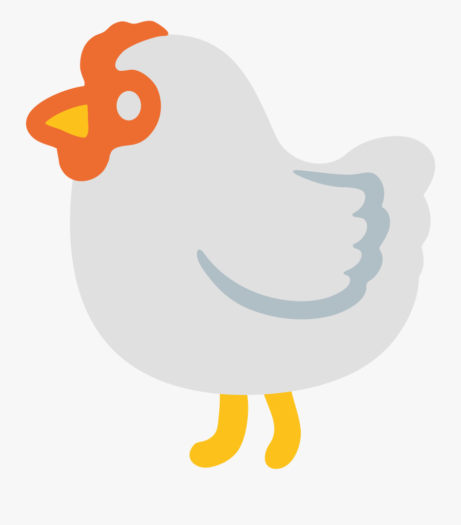Clipart Chicken Emoji - Gallina Emoji, Transparent Clipart