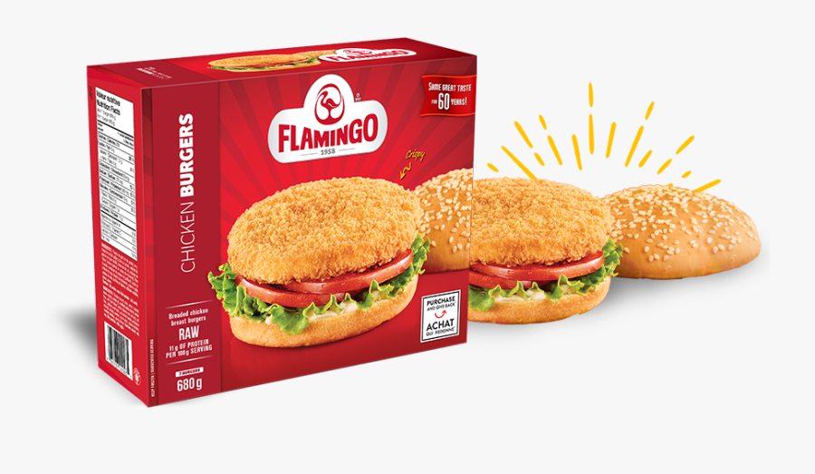 Clip Art Panned Chicken - Flamingo Honey And Garlic Chicken Wing, Transparent Clipart