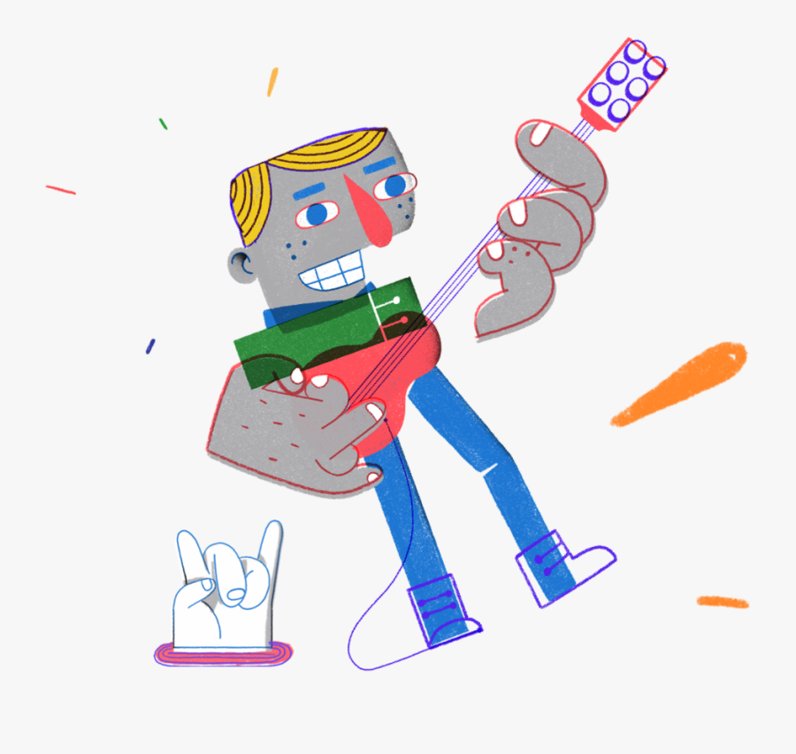 Guitar Clipart , Png Download - Cartoon, Transparent Clipart