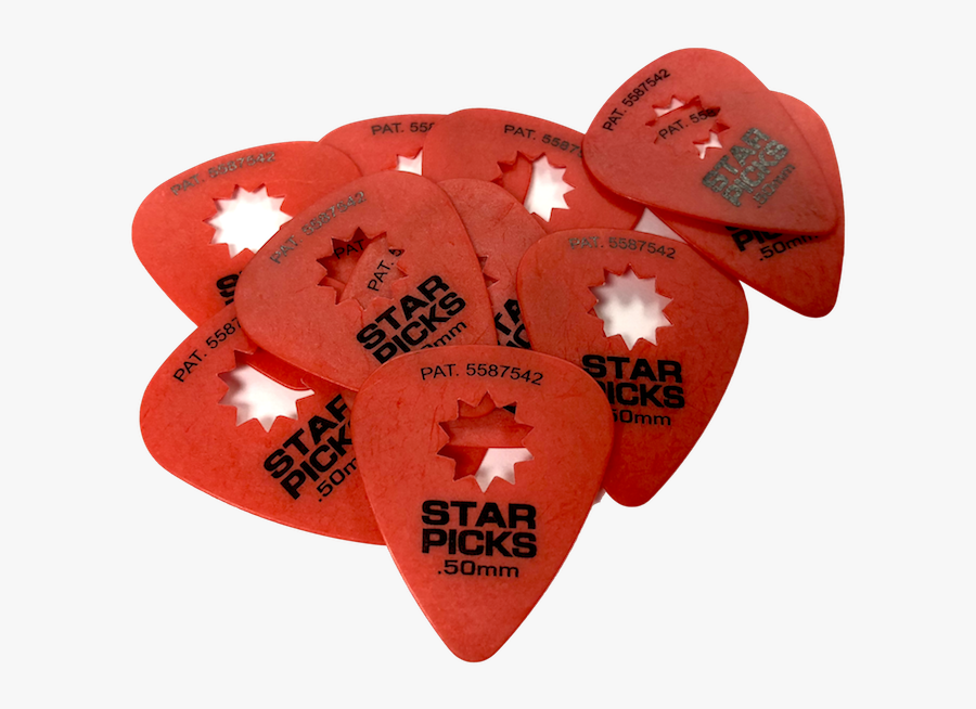 Everly Star Picks Guitar Picks - Love, Transparent Clipart