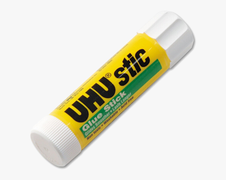 Uhu Permanent Glue Stick 8g , Pack Of - Glue Stick, Transparent Clipart