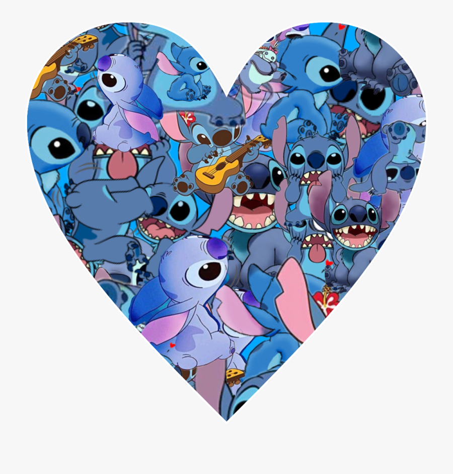 #remixit #stitch #blue #heart #liloandstitch #lilo&stich - Stitch Blue, Transparent Clipart