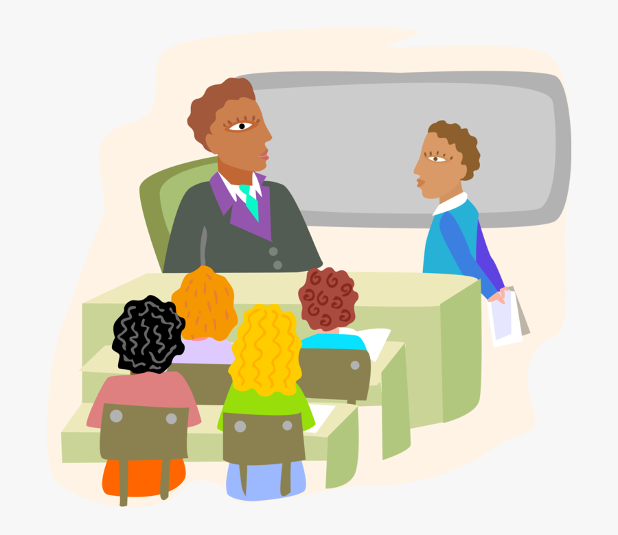 Teacher Vector Png - Student Grades Database Access, Transparent Clipart