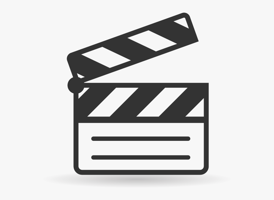 Clapperboard Film Computer Icons - Slate Film Icon Png, Transparent Clipart