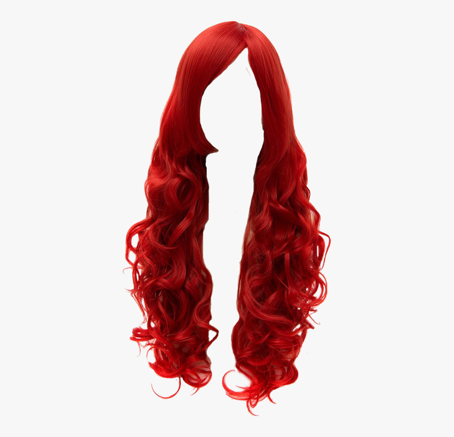 Red Wig Png - Red Hair Wig Transparent, Transparent Clipart