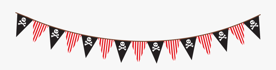 Pirate Banner Clip Art, Transparent Clipart