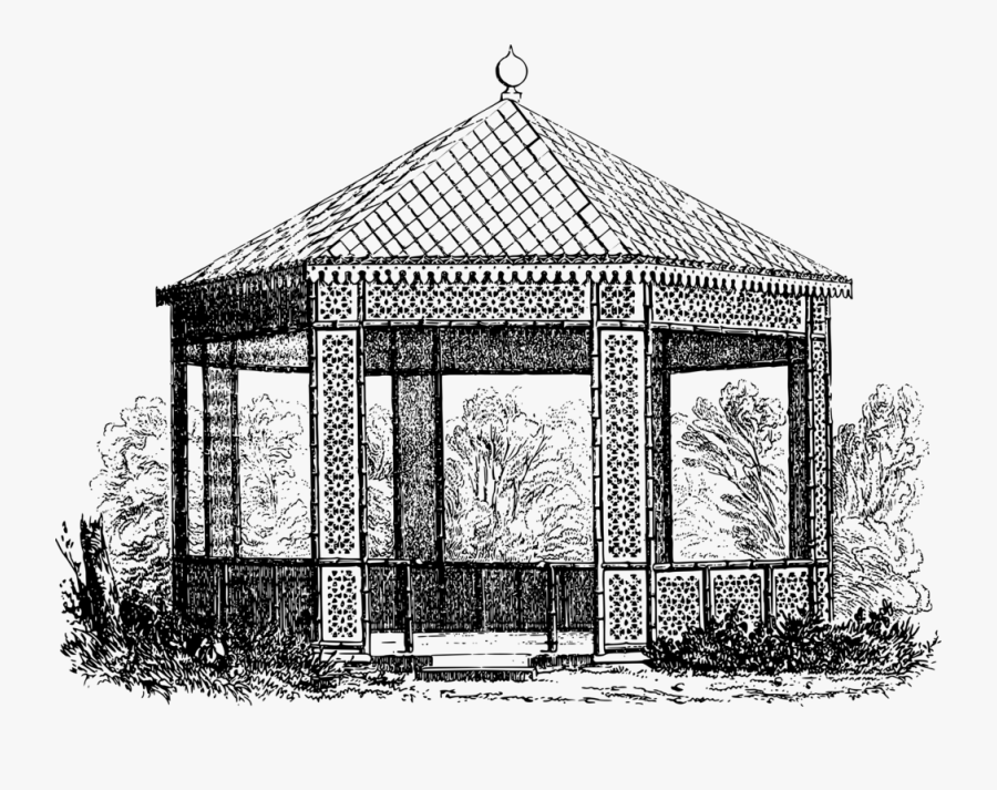 Vintage Gazebo - Padiglione Antico, Transparent Clipart