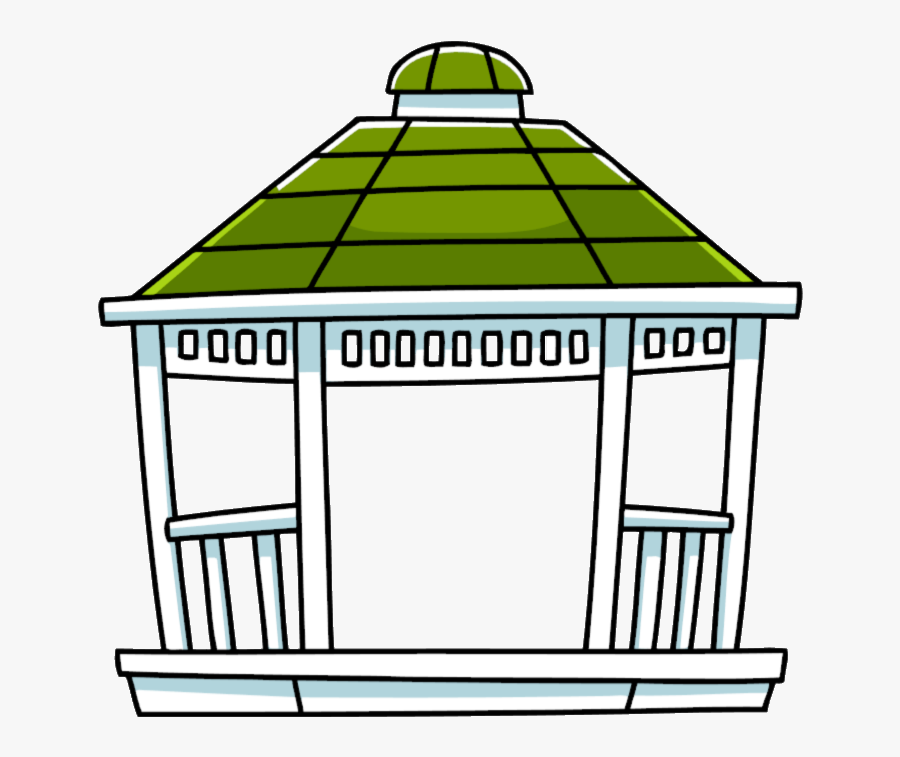 Cabana - Cartoon Gazebo Clipart, Transparent Clipart