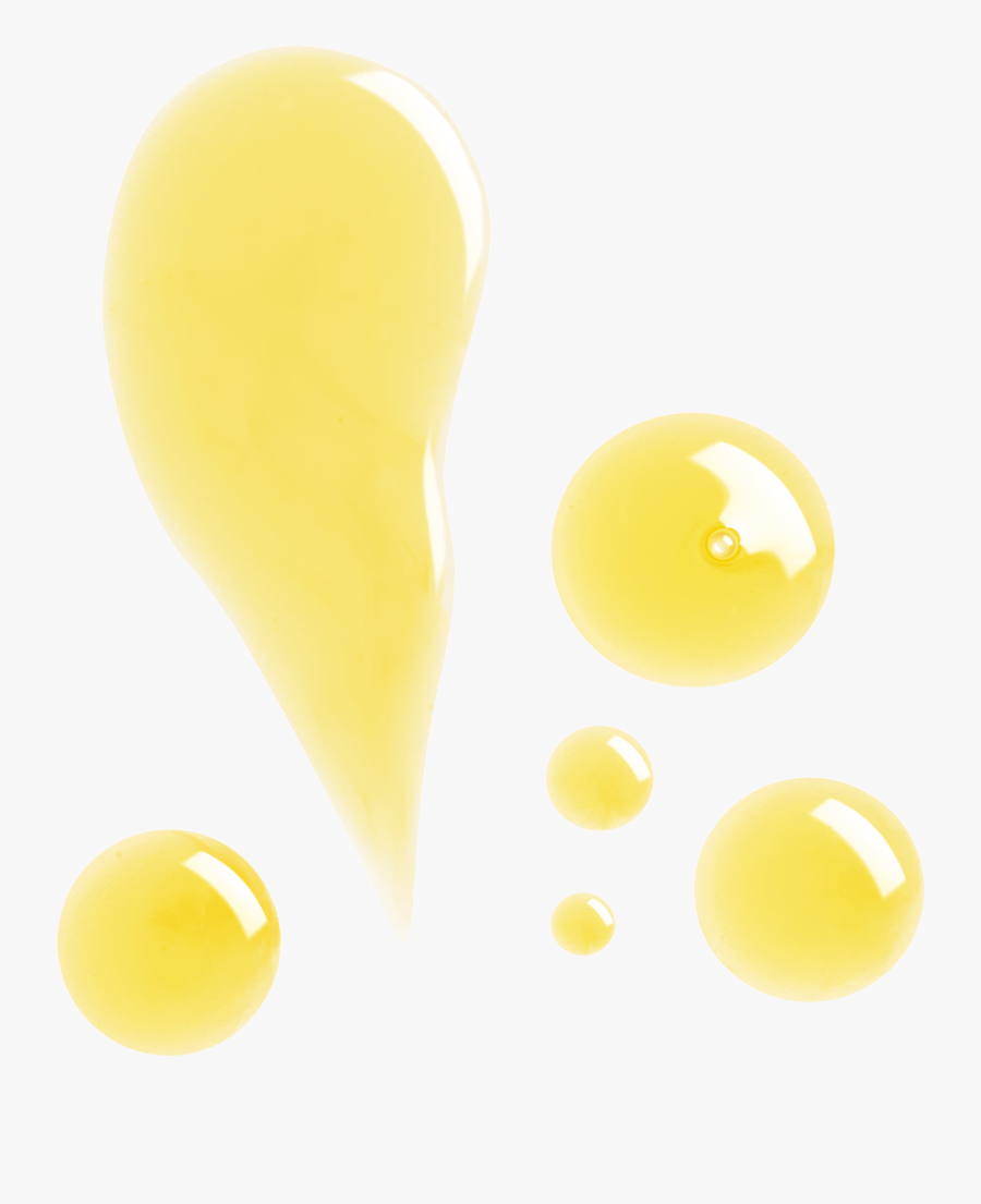 Yellow Oil Swatch, Transparent Clipart
