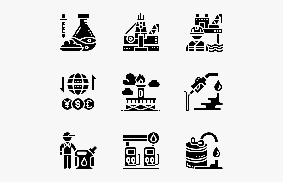 Oil Industry, Transparent Clipart