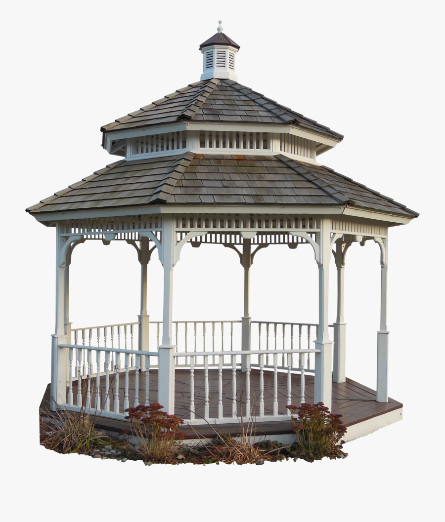 Free Gazebo Near River Clip Art, Transparent Clipart