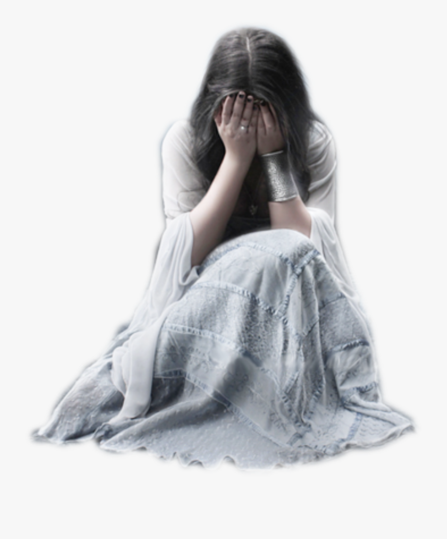 Sad Png Woman - Sad Girl Png Hd, Transparent Clipart