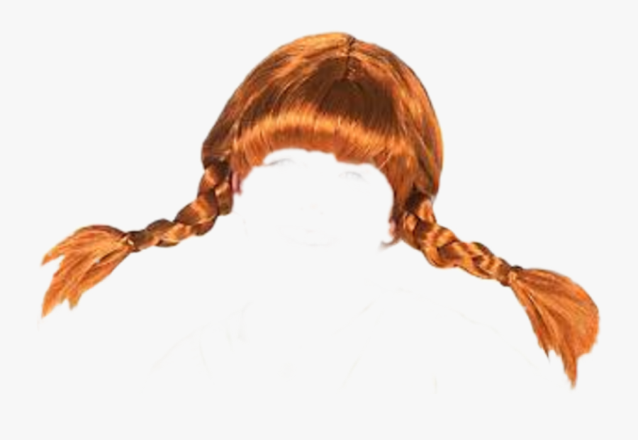 Transparent Pigtail Hair Clipart - Red Hair Braid Png, Transparent Clipart