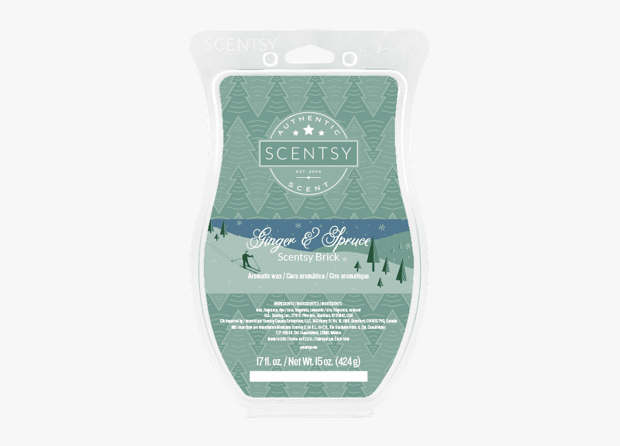 Ginger & Spruce Scentsy Brick, Transparent Clipart