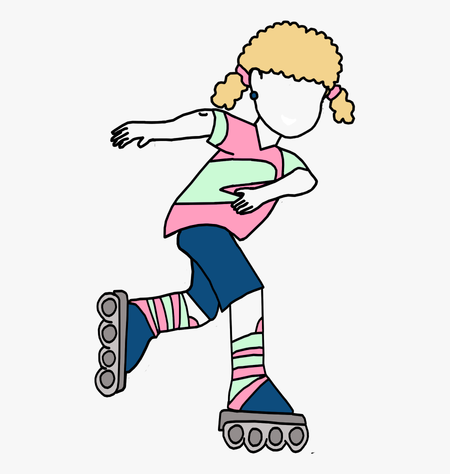 Roller Skating Birthday Party Invitation - Quad Skates, Transparent Clipart