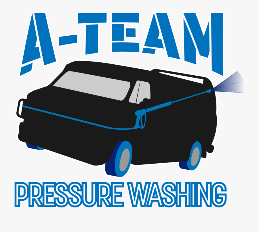 A Team Pressure Washing - Car, Transparent Clipart