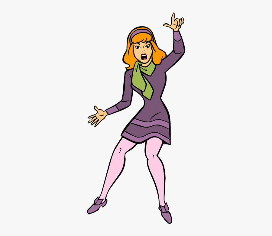 Cartoon Daphne Scooby Doo, Transparent Clipart