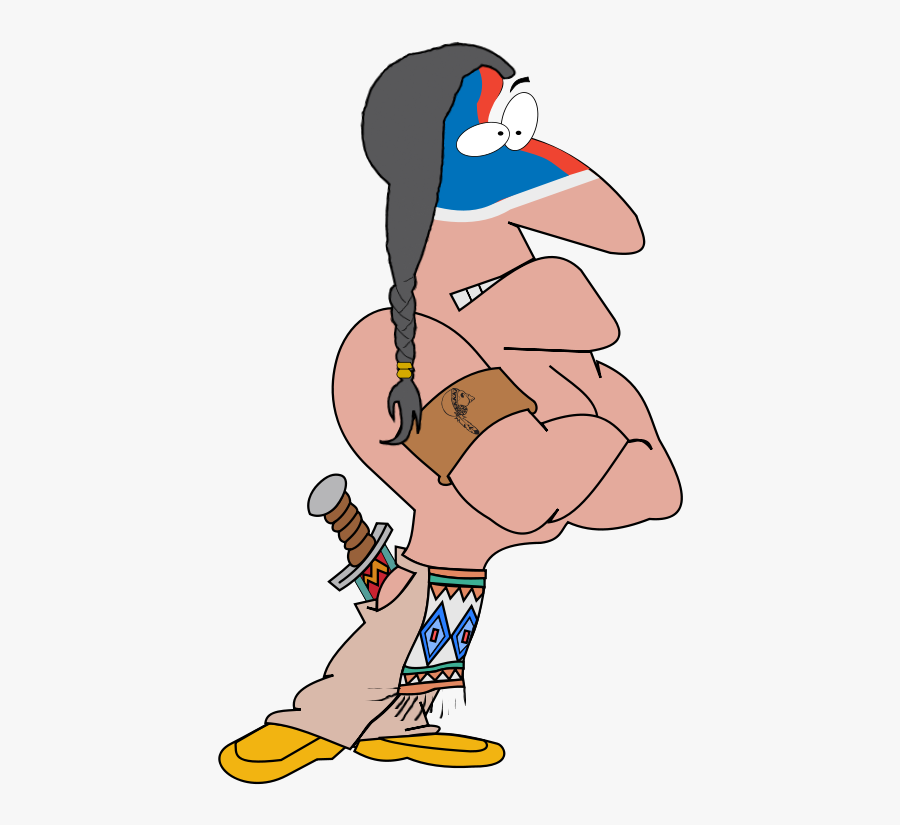 Painted Face - Cartoon Indian Png, Transparent Clipart
