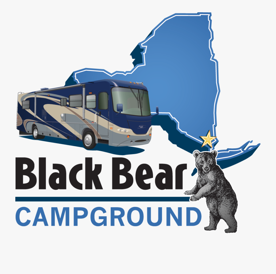 Black Bear Campground - Illustration, Transparent Clipart