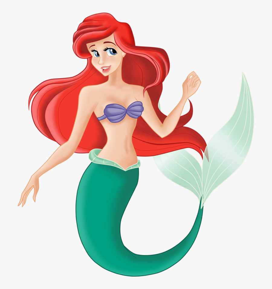 Ariel Png Picture - Dessin La Petite Sirene En Couleur, Transparent Clipart