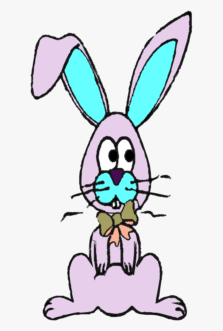 Easter Rabbit What Color, Transparent Clipart
