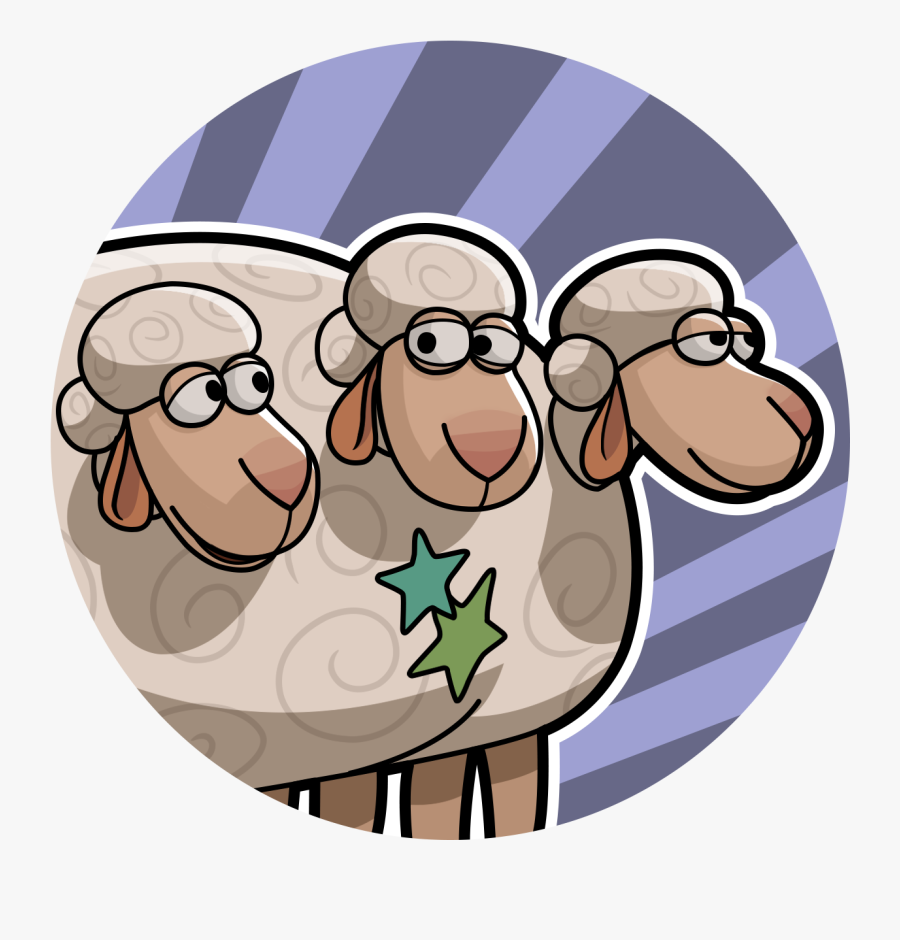 Bo Peep And Billy Goat Gruff, Transparent Clipart