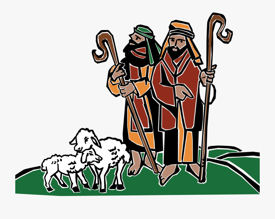 Sheep Without A Eugene - Shepherds Watch Their Sheep, Transparent Clipart