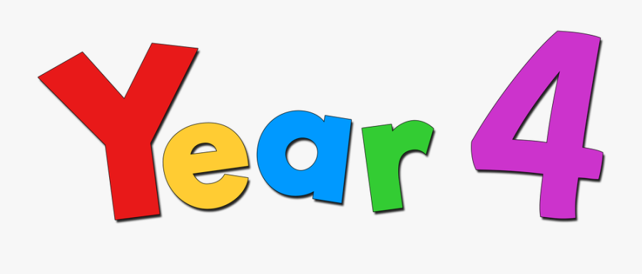 Year 4, Transparent Clipart