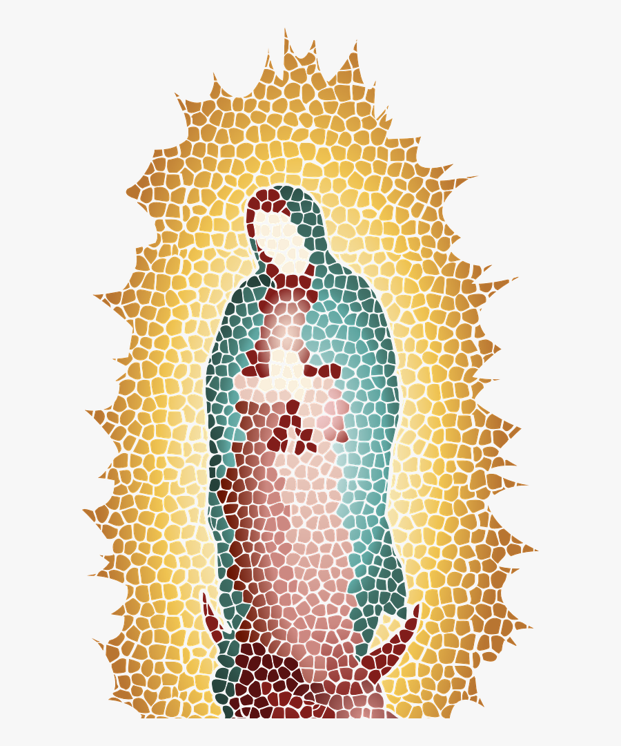 Mosaique De La Vierge Marie, Transparent Clipart