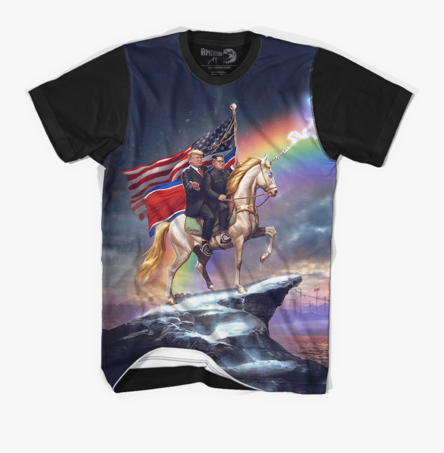 Transparent Great Deal Clipart - Donald Trump And Kim Jong Un Unicorn, Transparent Clipart