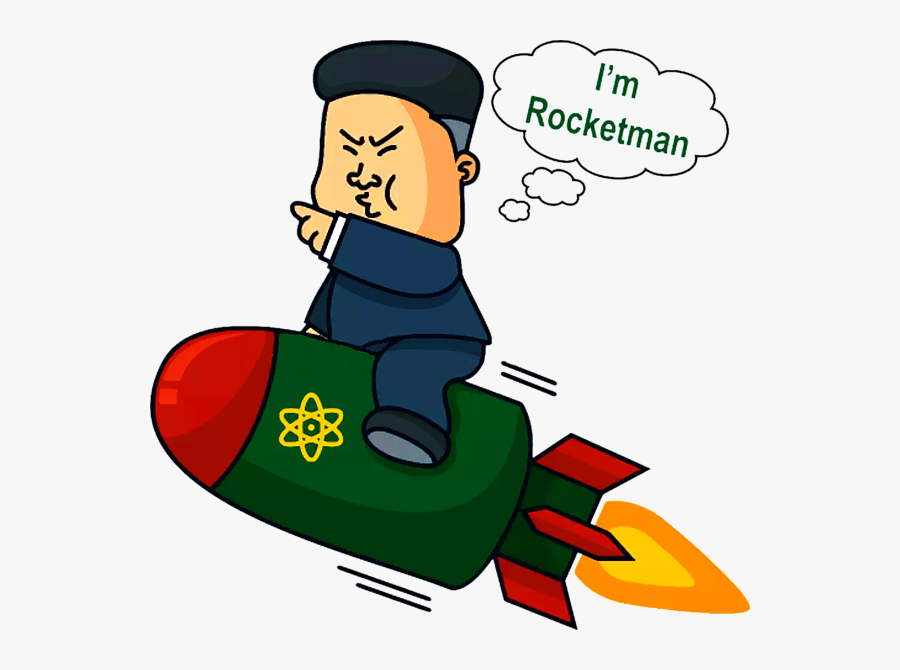 Kim Jong Un Holding A Bomb, Transparent Clipart