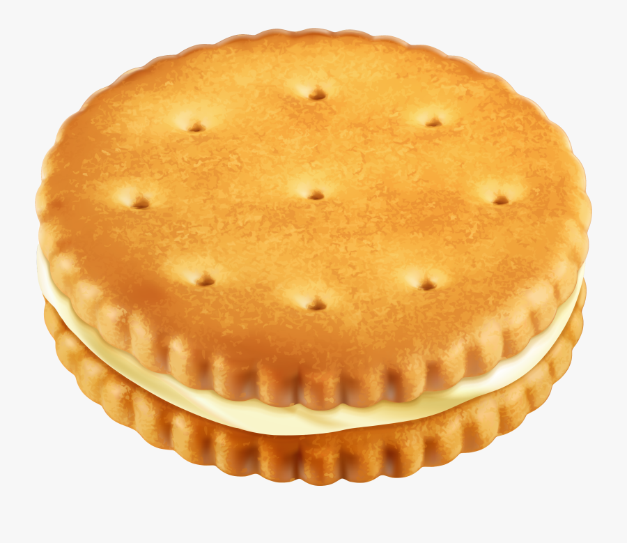 Chocolate Chip Cookie Custard Cream Biscuits - All Free Biscuit Vector, Transparent Clipart
