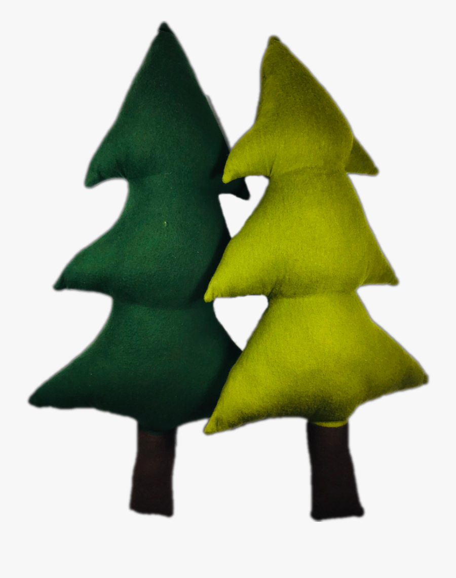 Evergreen Tree Pillow - Christmas Tree, Transparent Clipart