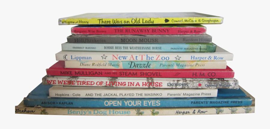 S Children Books Set Of Chairish - Children's Books Transparent, Transparent Clipart