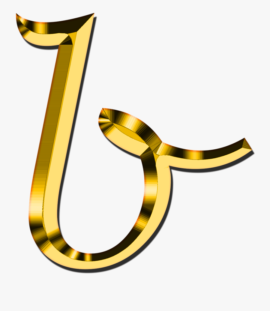 B Letter Png Clipart - Gold Letter O Png, Transparent Clipart