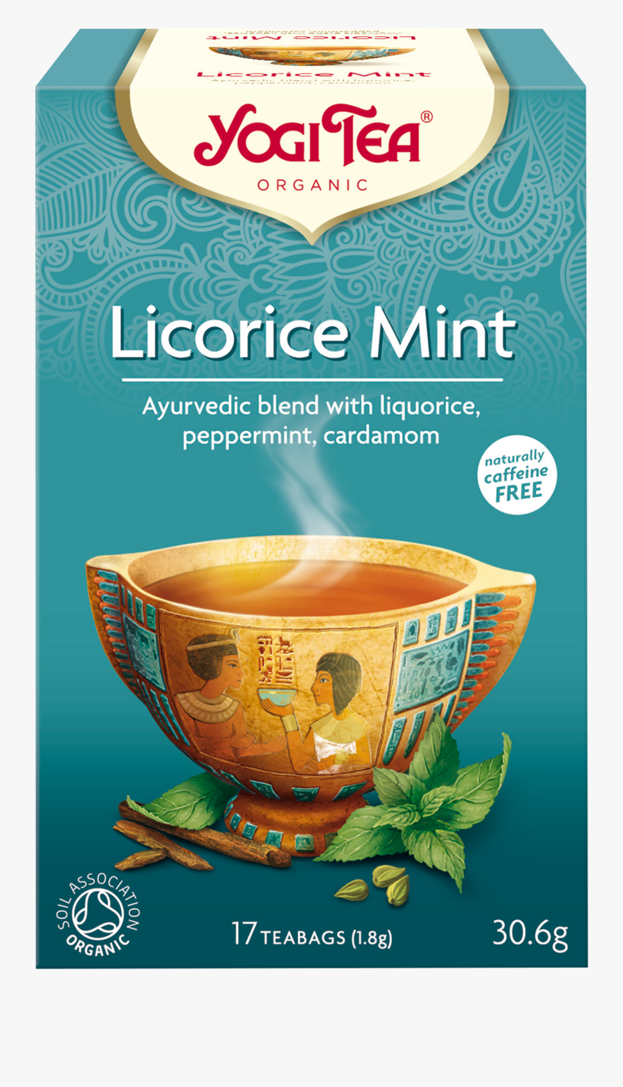 Yogi Liquorice Mint Tea 17, Transparent Clipart