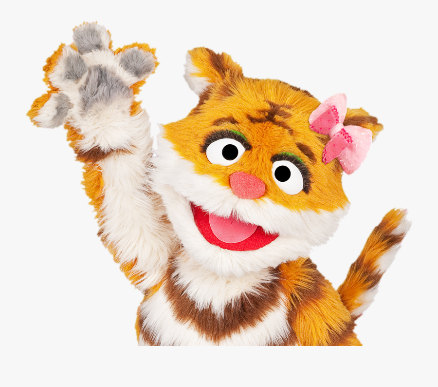 Sesame Street Lily Tiger, Transparent Clipart