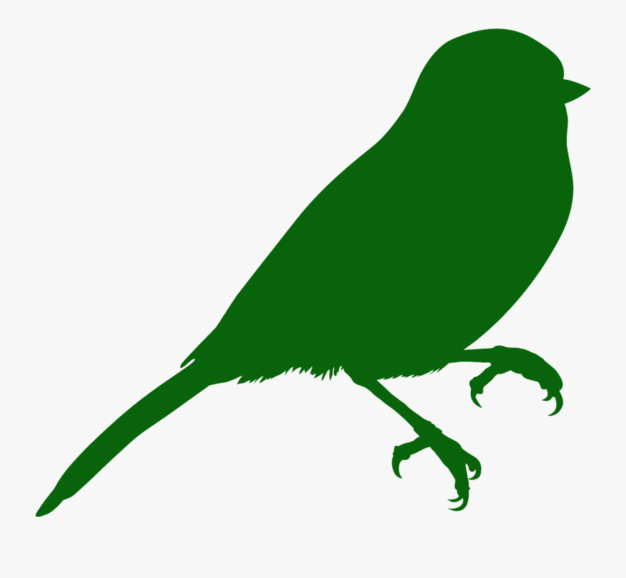 Purple Bird Silhouette, Transparent Clipart