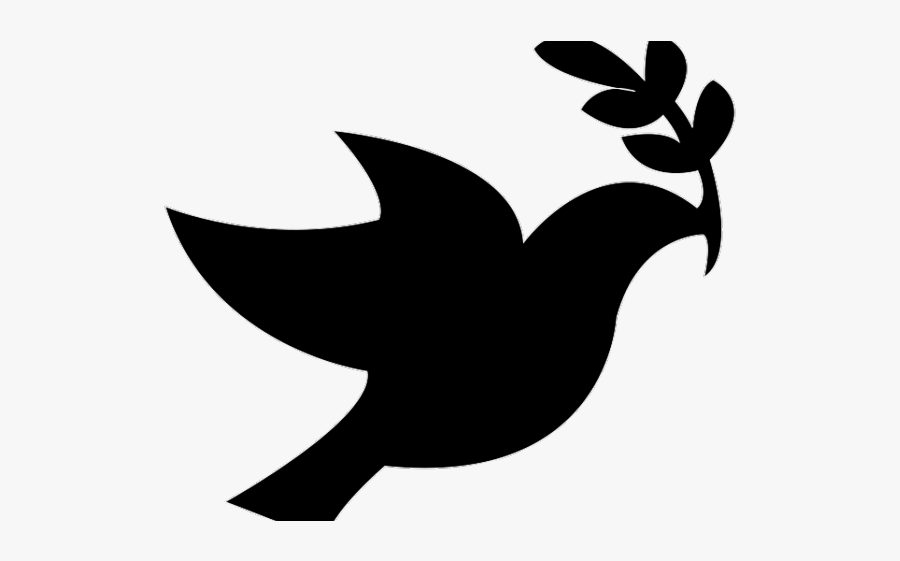 Peace Dove Green, Transparent Clipart