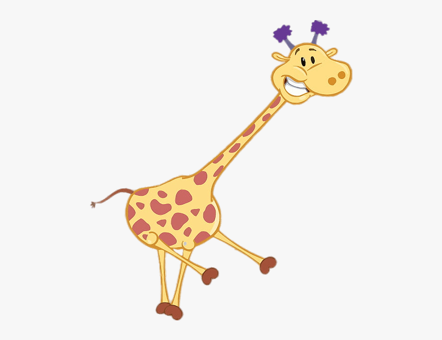 Gigi Giraffe Running - Girafa Da Galinha Pintadinha Em Png, Transparent Clipart