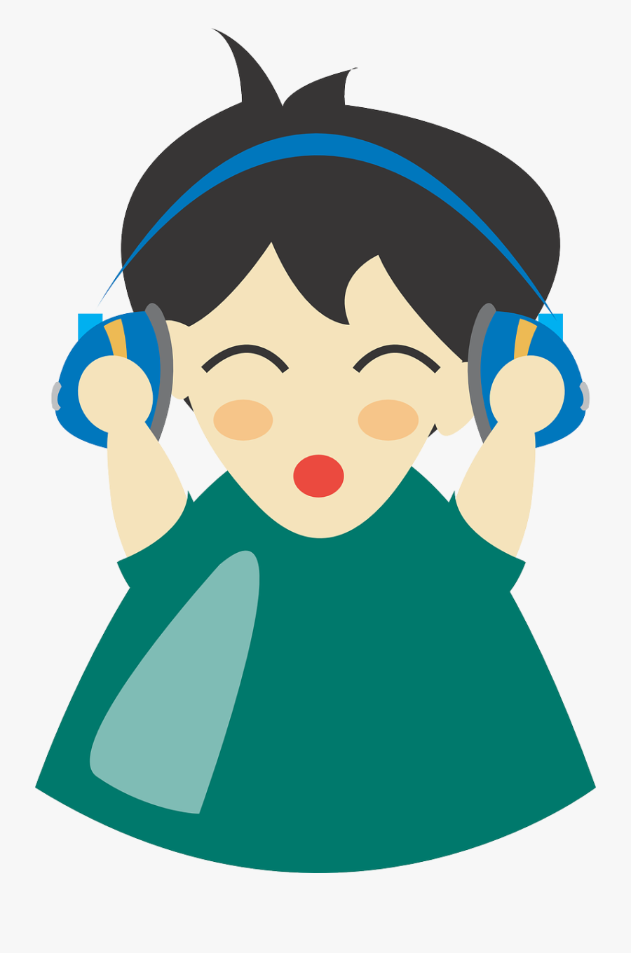 Headphones, Transparent Clipart