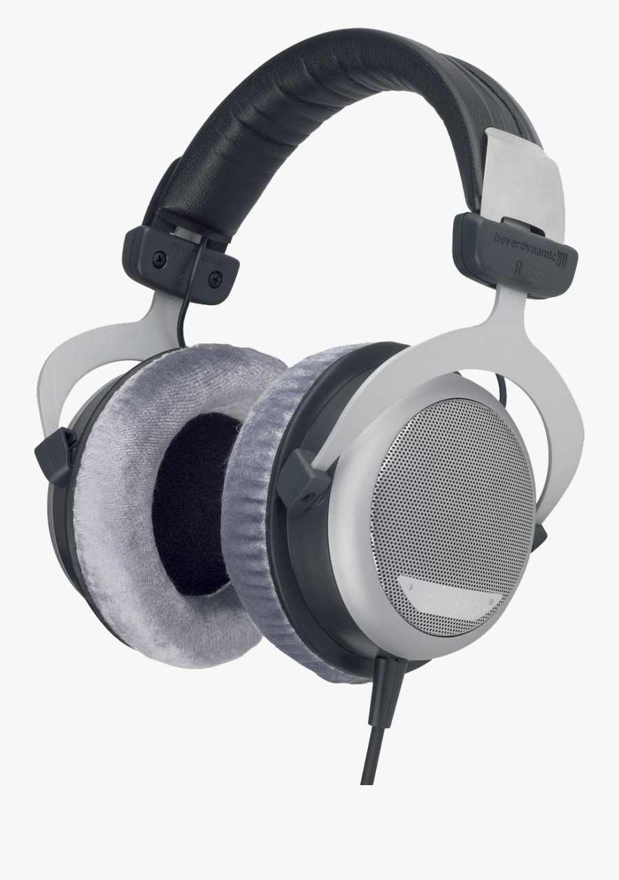 Music Headphone Png Image - Beyerdynamic Dt 880 Premium, Transparent Clipart