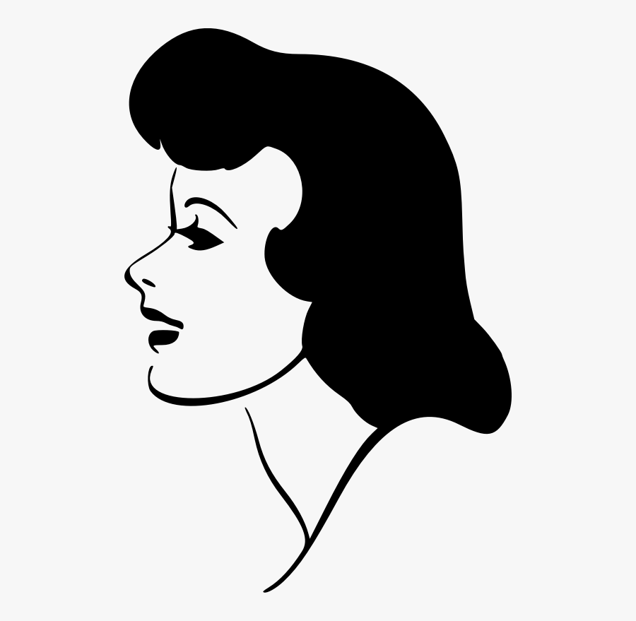 Drawing Silhouette Black And White Cc0 - Clip Art, Transparent Clipart