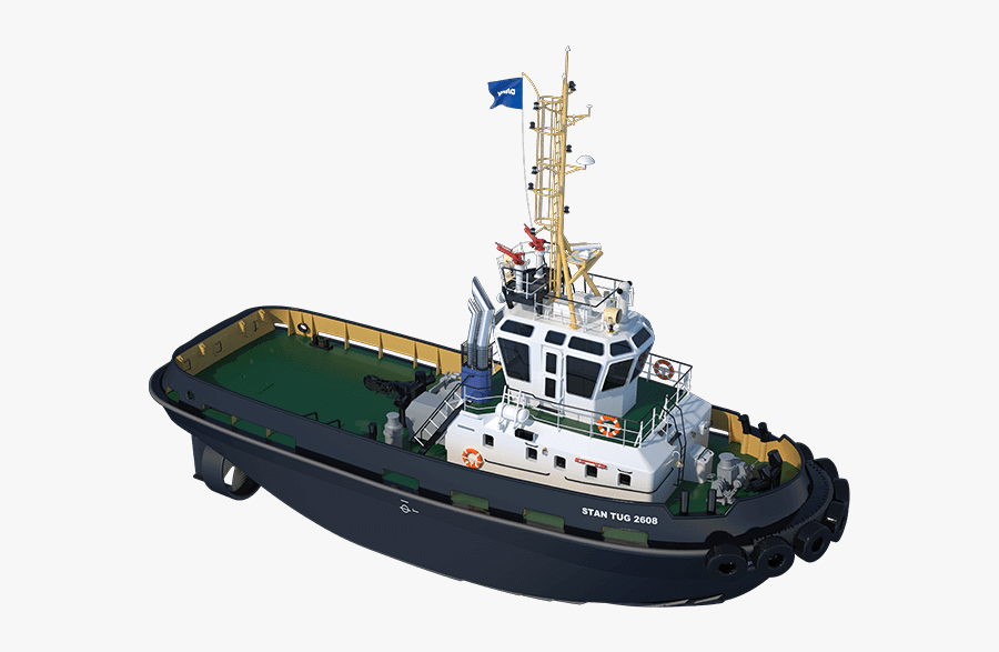Tugboat, Transparent Clipart
