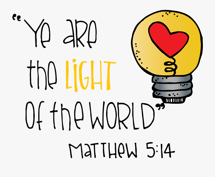 Transparent Scripture Png - Light Of The World Clipart, Transparent Clipart
